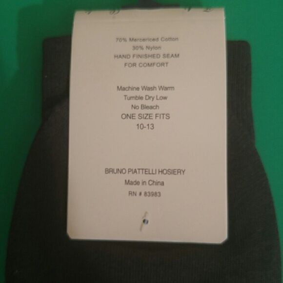 Brand: FORTINO LANDI COTTON BLEND OLIVE DRESS SOCK. S02 - Picture 3 of 3